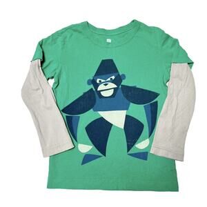 Tea Collection Layered Gorilla Tee Size 5